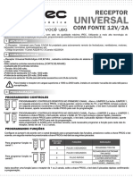 Receptor UNIVERSA Ipec 0 M164 - Rev-3