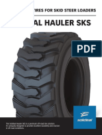 Solideal Hauler SKS: Tires For Skid Steer Loaders