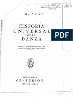 Historia Universal de La Danza - Curt Sachs