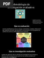 Metodología de Investigación Evaluativa