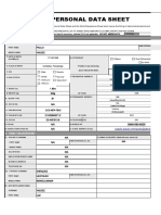 CSC Form 212 Revised 2017 Personal Data Sheet