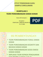 Teori-Teori Perkembangan Kanak2