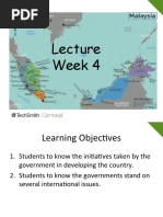 Malaysian Studies Week 4