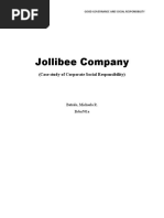 Jollibee Company: (Case Study of Corporate Social Responsibility)