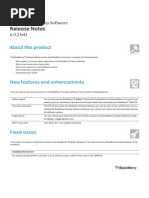 BlackBerry Desktop Software Version 6.0.2 Release Notes