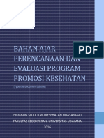 Bhan Ajar Perencanaan Dan Evaluasi Program Promkes