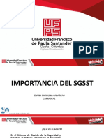 Importancia de Las SGSST