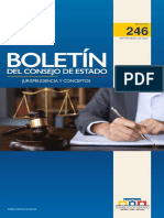 Boletín Del Consejo de Estado - Jurisprudencia y Conceptos - 246