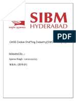 CASE-Indian Staffing Industry (SWOT Analysis) : Submitted By: - Aparna Singh - 19021141023 M.B.A. (2019-21)