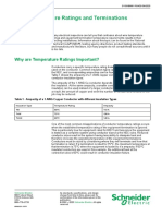 Clasificacion de Temperatura en Cables y Terminales