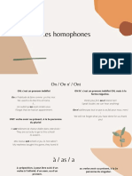 Les Homophones