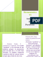 Análisis de Parábolas Hermenéutica VI Actualizada