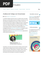 Análisis de Código Con SonarQube - Federico Toledo