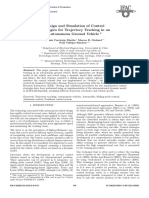 Design and Simulation of Control Strategies For Trajectory Tracking in An Autonomous Ground Vehicle