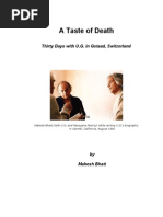 UG Krishnamurti - A Taste of Death