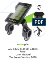 LCD S830 Manual Control Panel User Manual The Latest Version 2018