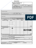 Certificate of Creditable Tax Withheld at Source: (MM/DD/YYYY) (MM/DD/YYYY)