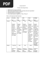 Activity Sheet Freedom of The Human Person Philosophy