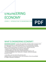 Lesson 1 Engineering Econ