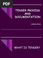 5.tender Process N Documentation