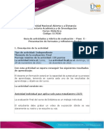 Guia de Actividades y Rúbrica de Evaluación - Paso 5 - Presentación de Formatos y Reflexiones Finales