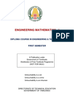 Engineering Mathematics I