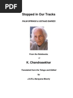 UG Krishnamurti - Stopped in Our Tracks - Series 3