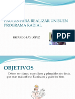 Pautas para Realizar Un Buen Programa Radial