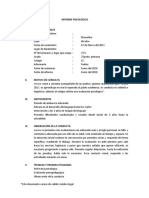 Informe Psicopedagogico