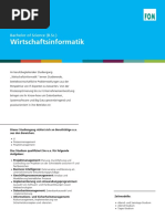 Bachelor of Science B SC Wirtschaftsinformatik 5