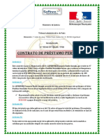 Contrato de Préstamo Personal