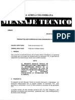 Mensaje Tecnico 868 Fac