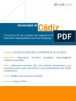 Proyectos Fin de Carrera De: Ingeniería Técnica Industrial. Especialidad Química Industrial