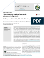 Microbiological Quality of Non-Sterile