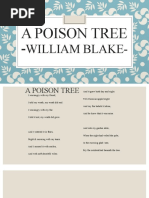 A Poison Tree - : William Blake