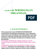 Teknik Persidangan Organisasi