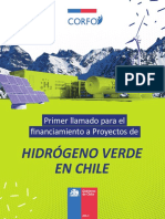 Bases Financiamiento Proyectos de Hidrógeno Verde Corfo