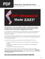 DVT Ultrasound Made Easy Step-By-Step Guide