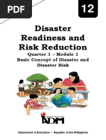 DRRR - Q1M1L1 Basic Concept of Disaster and Disaster Risk