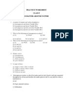 PRACTICE WORKSHEET Class 9