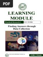 Learning: Finding Answers Through Data Collection