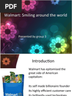 Walmart: Smiling Around The World: Presented by Group 3