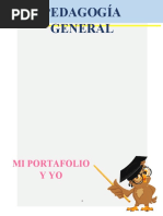 Portafolio de Pedagogía General Ciclo 3