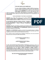 Acto de Venta de Vehículo Christopher Jr. Beato