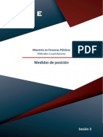 Medidas de Posición: Maestría en Finanzas Públicas