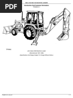 300D 310D and 315D Backhoe Loader Introduction