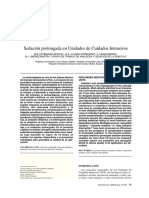 Sedación Prolongada en Unidades de Cuidados Intensivos