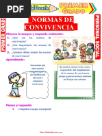 Normas de Convivencia para Primer Grado de Primaria