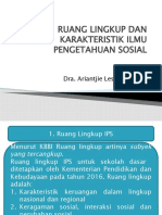 Ruang Lingkup Dan Karakteristik Ilmu Pengetahuan Sosial - Ibu Lesnussa