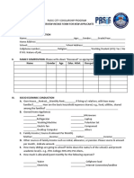 Interview Intake Form For New Applicants